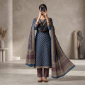 Premium Stitched Cotton Suit With Sheila 101