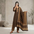 Premium Stitched Cotton Suit With Sheila