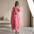 Premium Stitched Cotton Suit With Sheila 1201