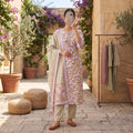 Premium Stitched Cotton Suit With Sheila 1301