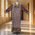 2XL-3XL Yamana Printed Cotton Dress 57" Long Jalabiya