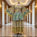 10-11 Year Rahima Printed Cotton Dress 46" Long Jalabiya