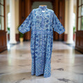 Free Size Faryat Printed Cotton Dress 57" Long Jalabiya