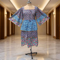 10-11 Year Rahima Printed Cotton Dress 46" Long Jalabiya