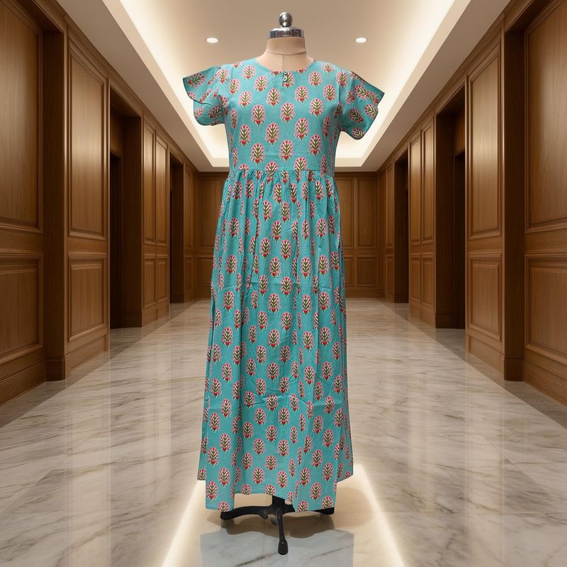 XS/S Cotton Jacket & Jalabiya Set length 54” Long