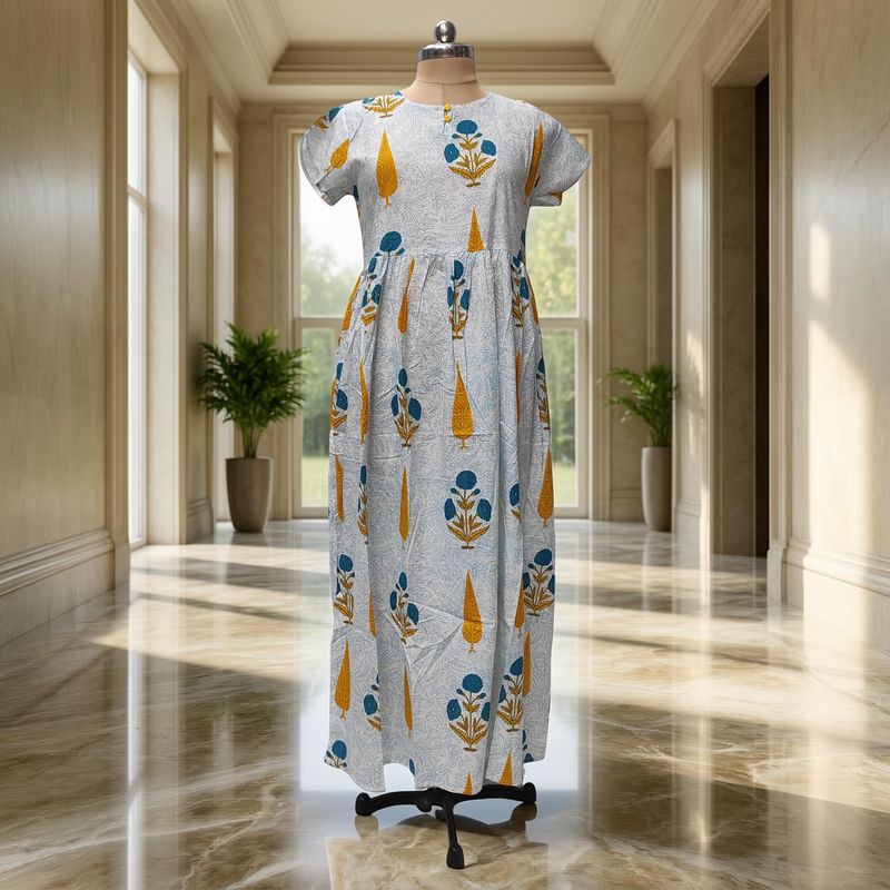 L/XL Hira Cotton Jacket & Jalabiya Set length 57” Long