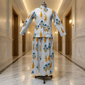 L/XL Hira Cotton Jacket & Jalabiya Set length 57” Long