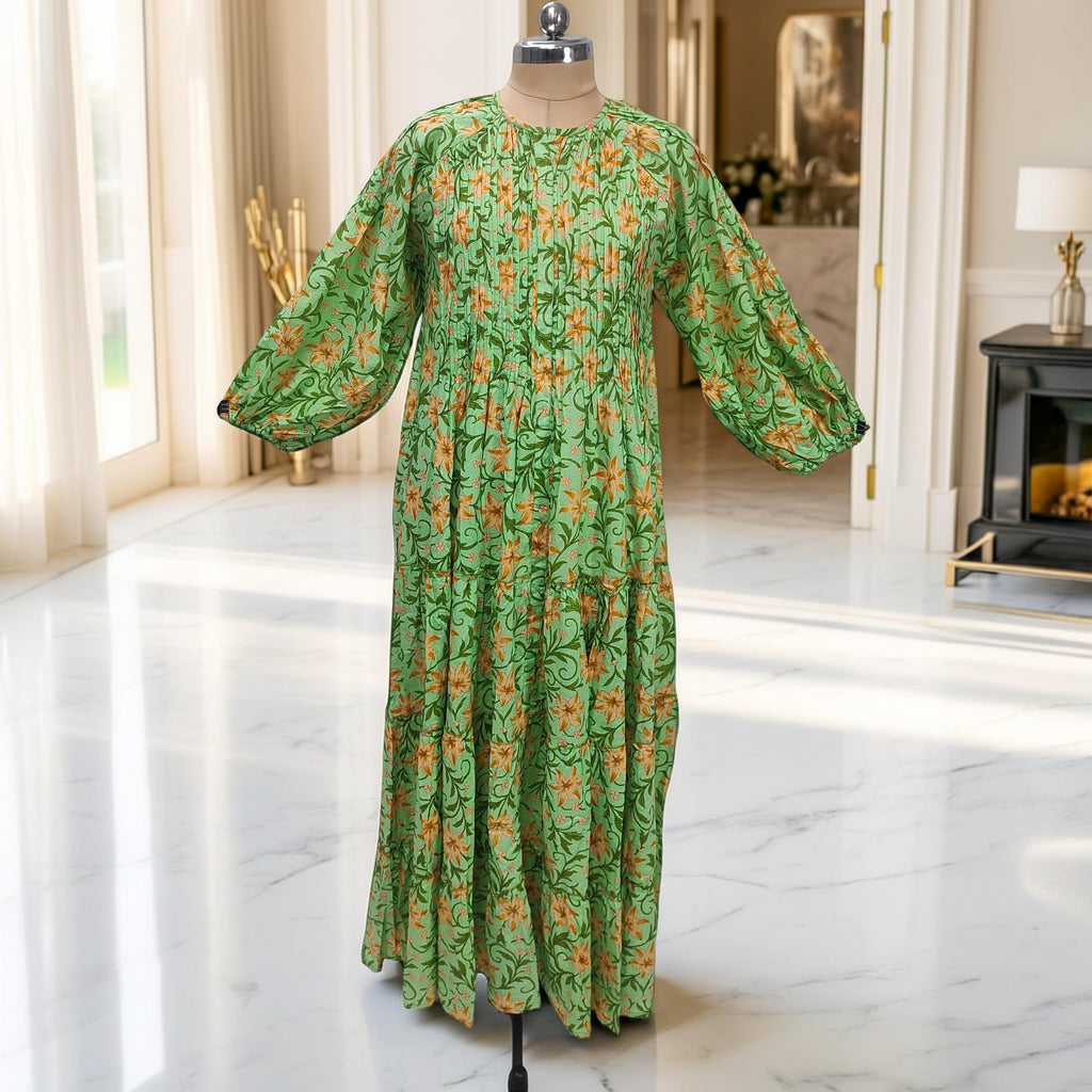 S-M Fawz Cotton Dress Jalabiya 57" Long 25165-1322 JP