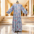 S-M Fawz Cotton Dress Jalabiya 57" Long 25166-1322 JP