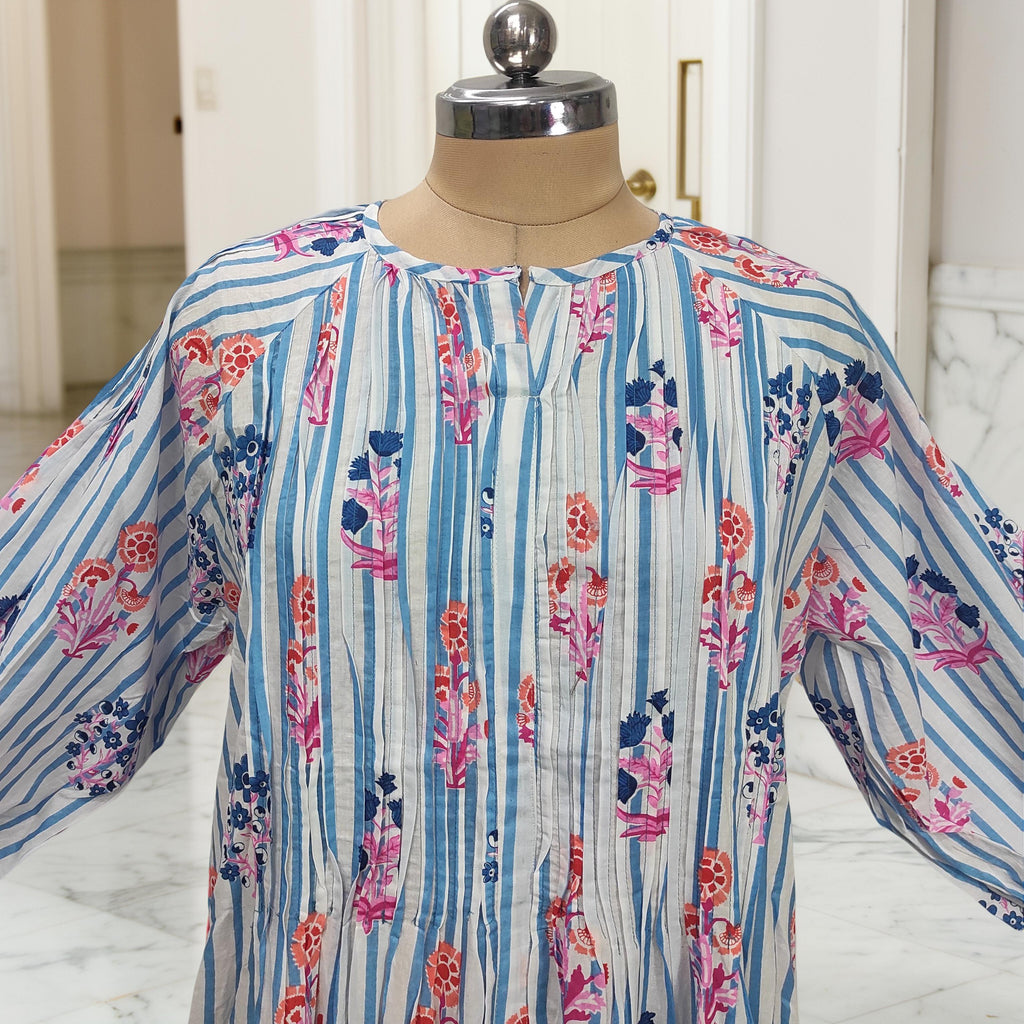 S-M Fawz Cotton Dress Jalabiya 57" Long 25166-1322 JP