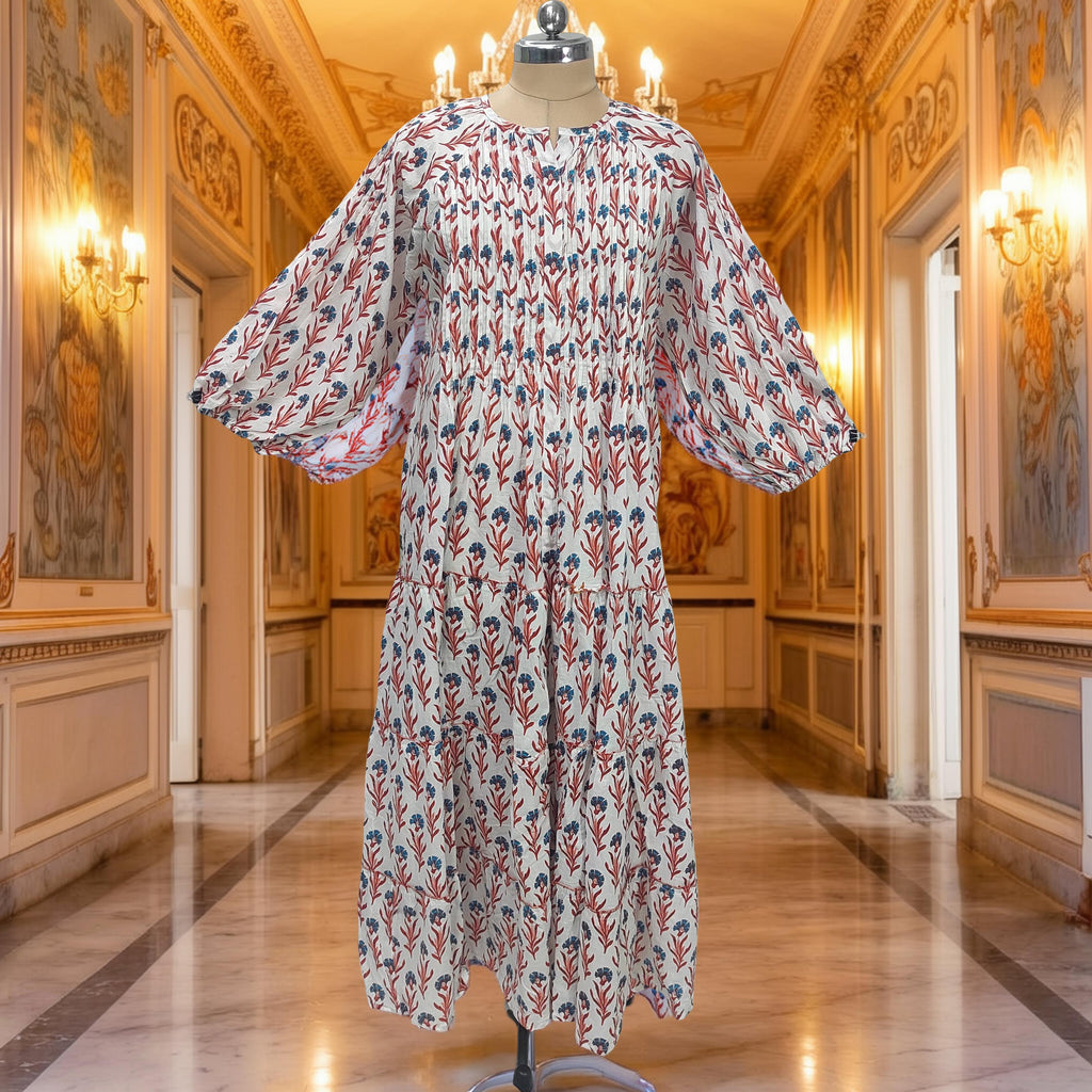 S-M Fawz Cotton Dress Jalabiya 57" Long 25167-1322 JP