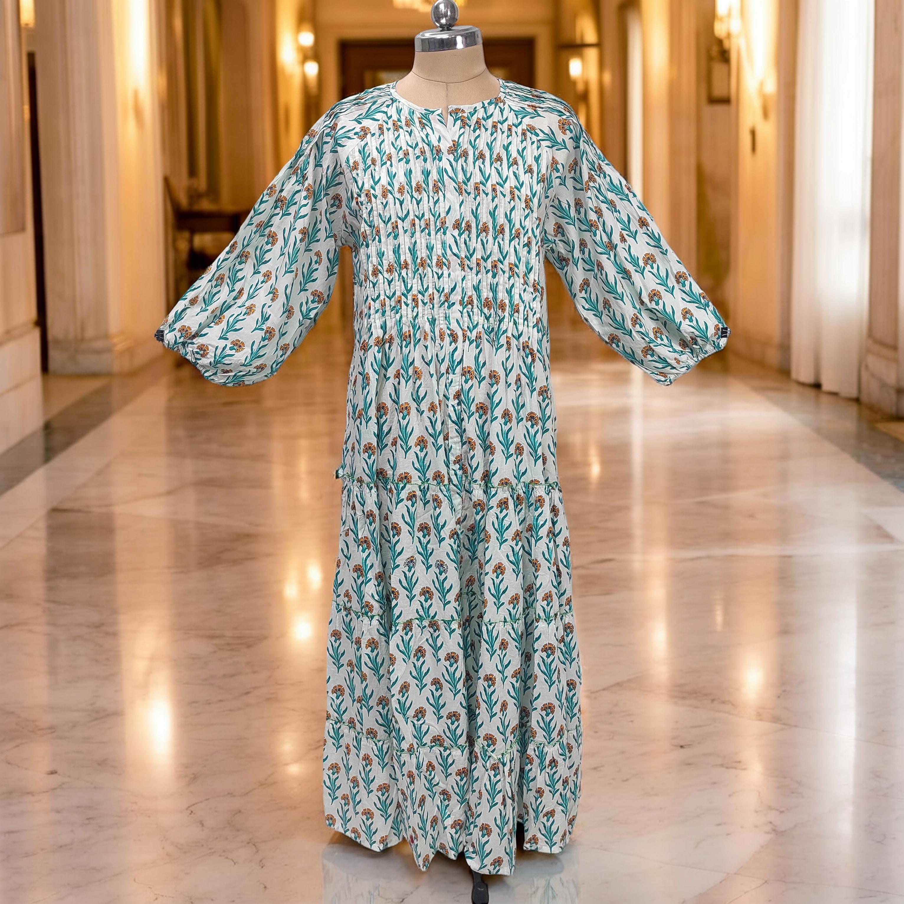 S-M Fawz Cotton Dress Jalabiya 57" Long 25168-1322 JP
