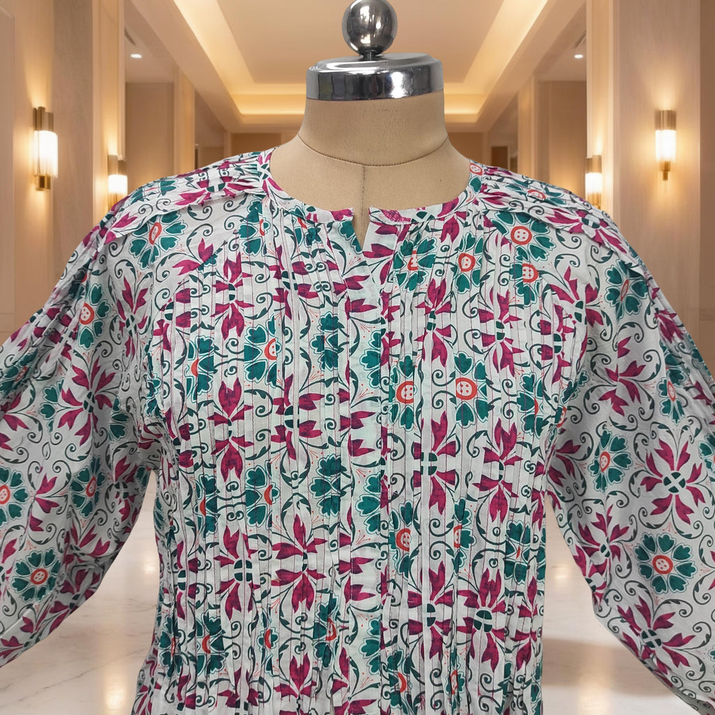 L-XL Fawz Cotton Dress Jalabiya 57" Long 25169 -1322 JP