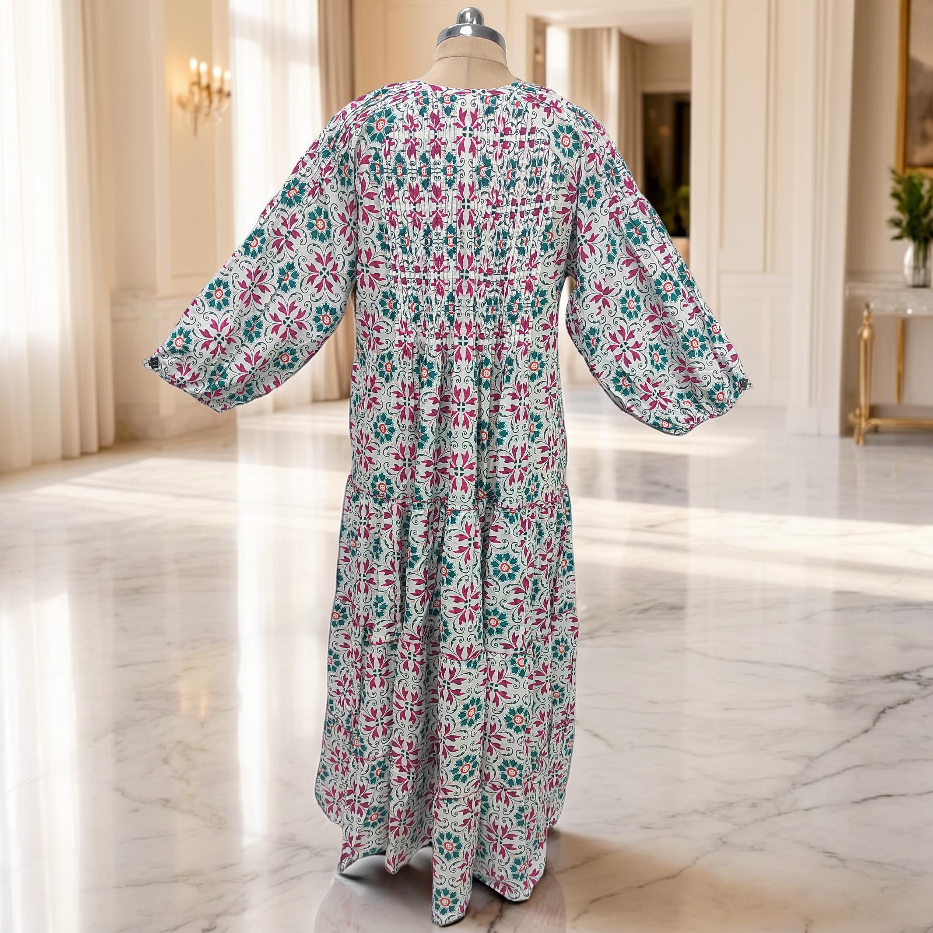 L-XL Fawz Cotton Dress Jalabiya 57" Long 25169 -1322 JP