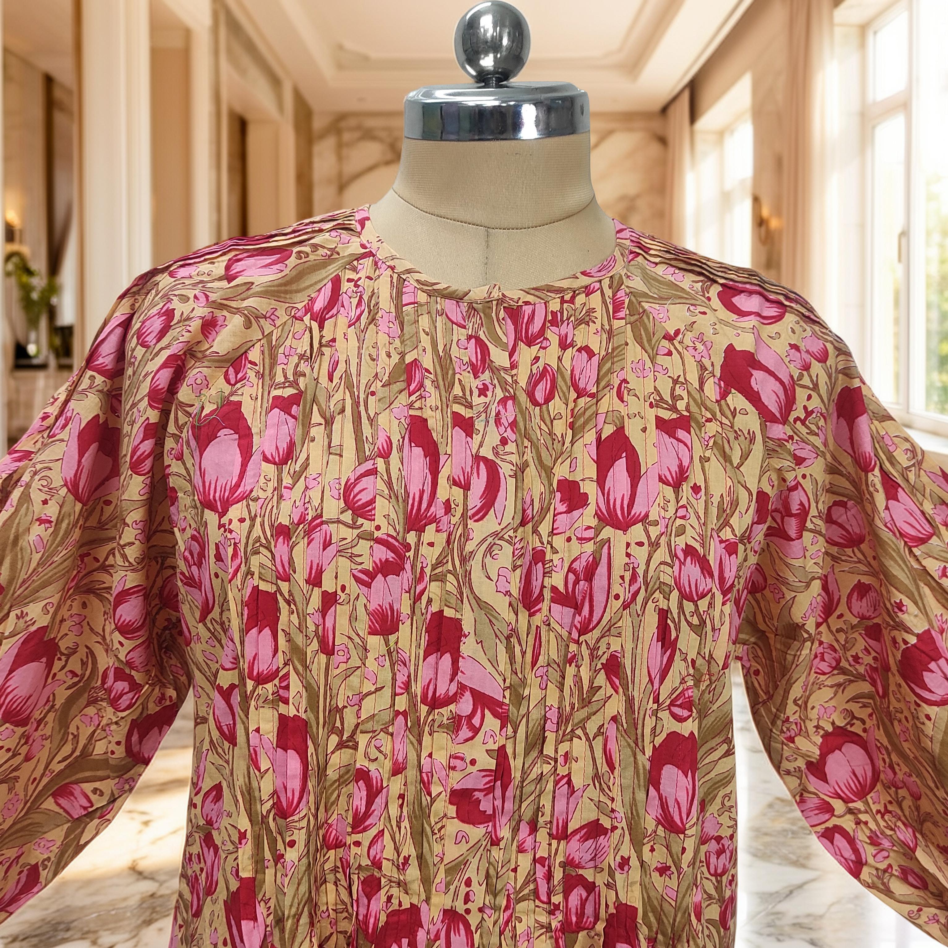 L-XL Fawz Cotton Dress Jalabiya 57" Long 25170-1322 JP