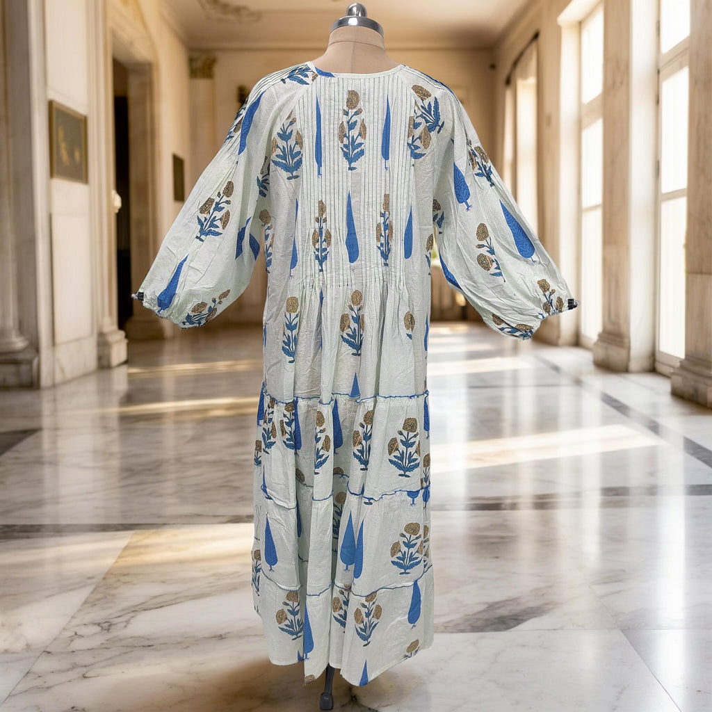2XL-3XL Fawz Cotton Dress Jalabiya 57" Long 25171-1322 JP