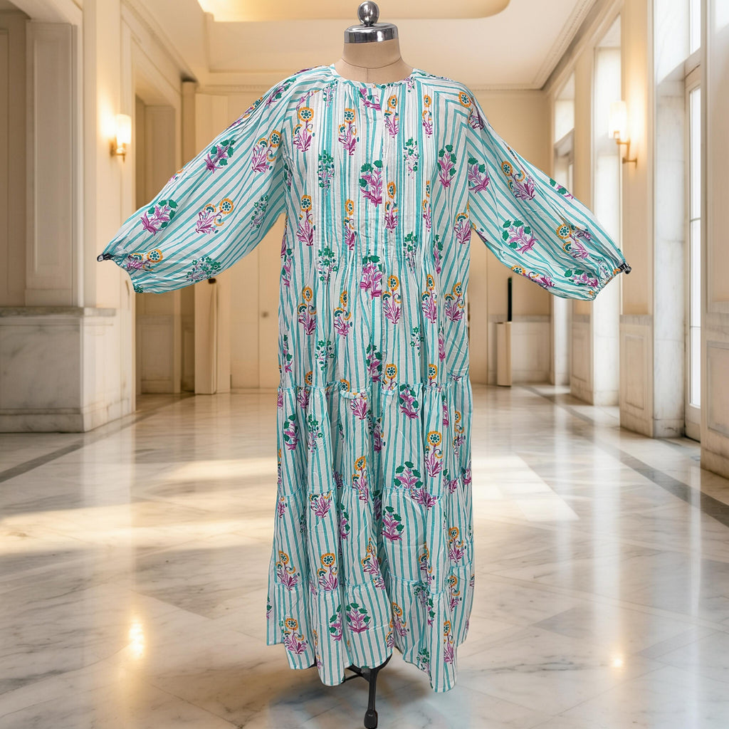 2XL-3XL Fawz Cotton Dress Jalabiya 57" Long 25173-1322 JP