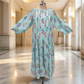 2XL-3XL Fawz Cotton Dress Jalabiya 57" Long 25173-1322 JP