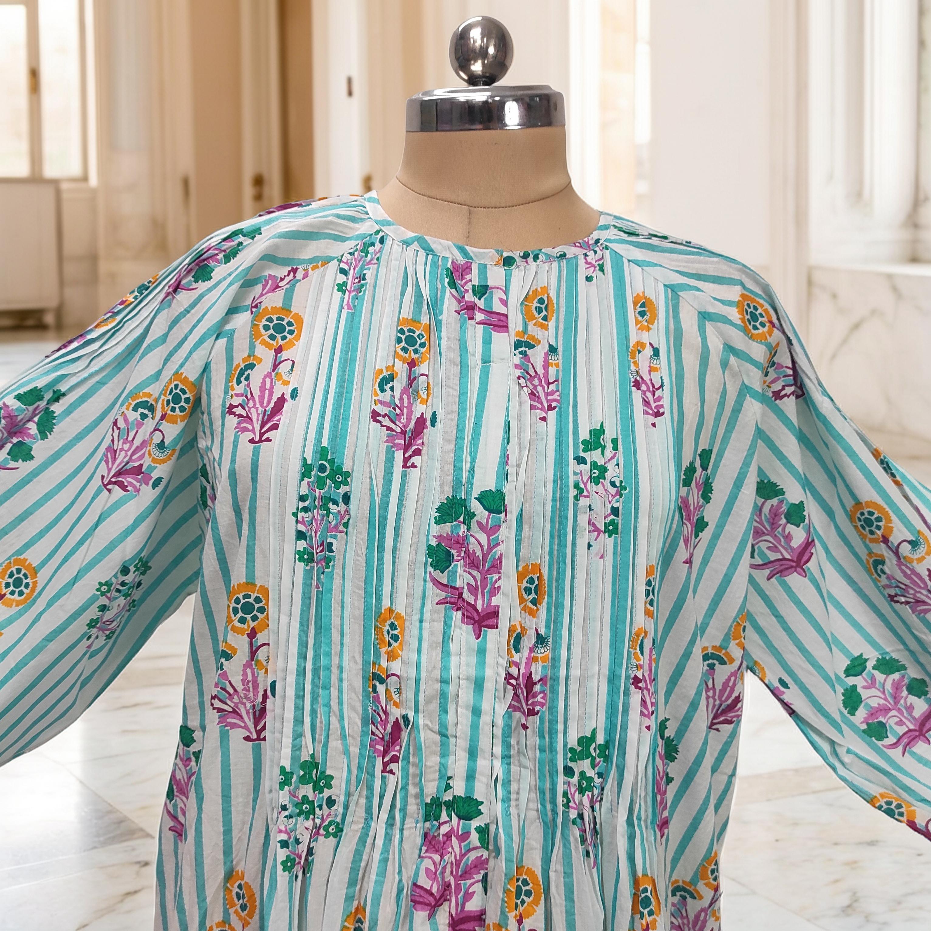 2XL-3XL Fawz Cotton Dress Jalabiya 57" Long 25173-1322 JP