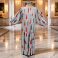 2XL-3XL Fawz Cotton Dress Jalabiya 57" Long 25174-1322 JP