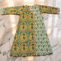 1-2 Year Lupiness Printed Cotton Girls Dress 24" Long Jalabiya 25176-1323 JP