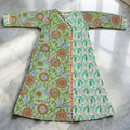 1-2 Year Lupiness Printed Cotton Girls Dress 24" Long Jalabiya 25178-1323 JP