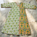 1-2 Year Lupiness Printed Cotton Girls Dress 24" Long Jalabiya 25179-1323 JP