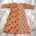 1-2 Year Lupiness Printed Cotton Girls Dress 24" Long Jalabiya 25183-1323 JP