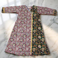 2-3 Year Lupiness Printed Cotton Girls Dress 30" Long Jalabiya 25193-1323 JP