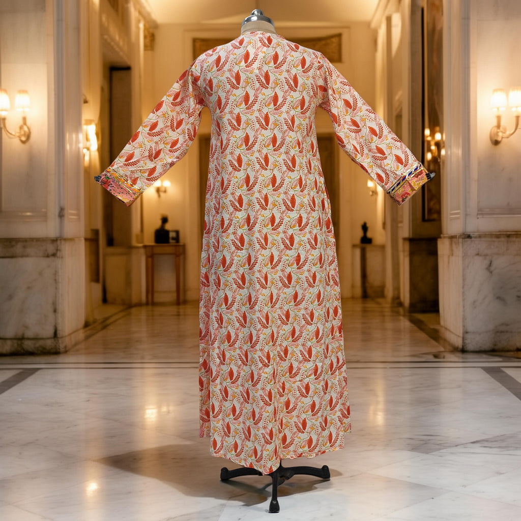 S-M Lupiness Cotton Dress Jalabiya 57" Long 25256-1324 JP