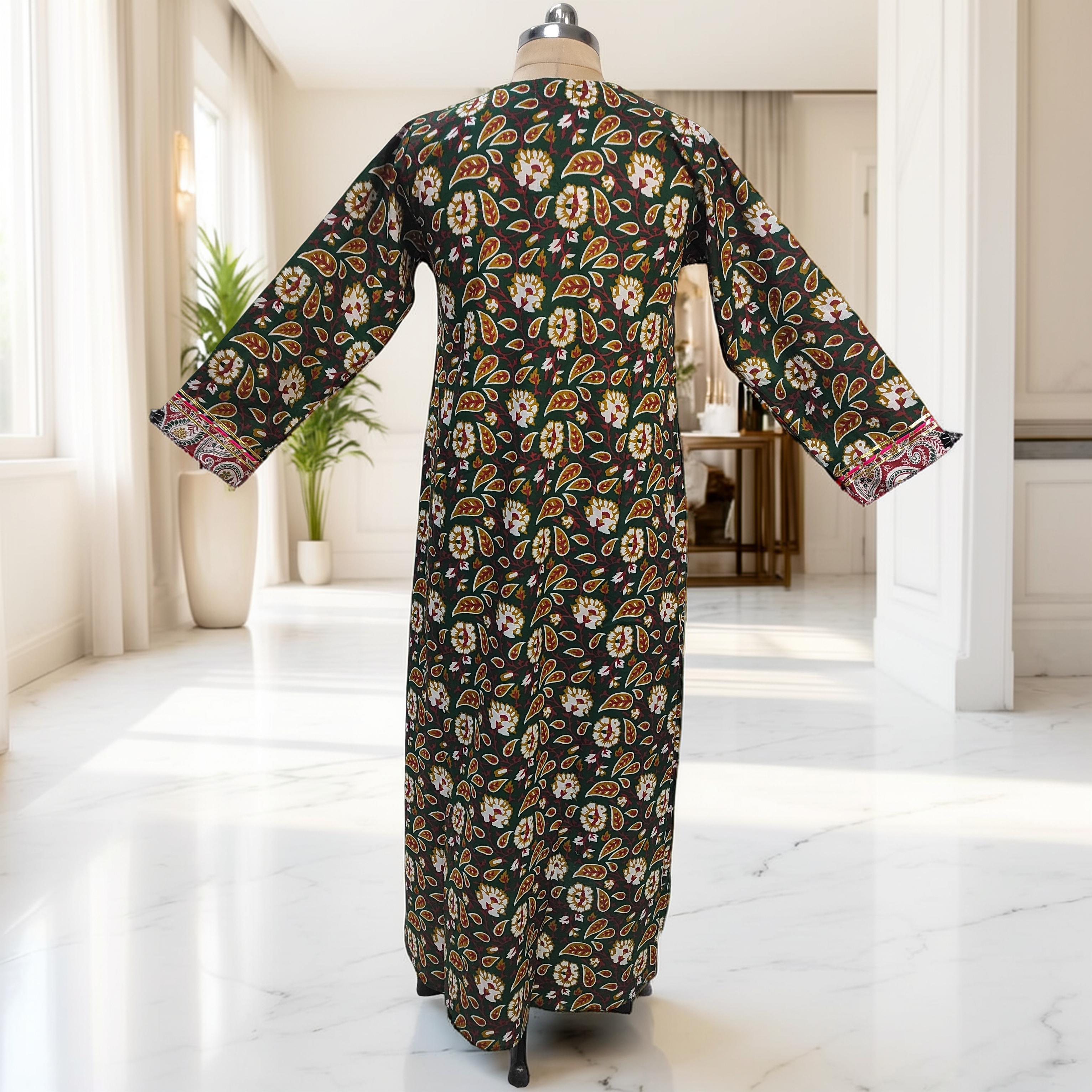 S-M Lupiness Cotton Dress Jalabiya 57" Long 25258-1324 JP
