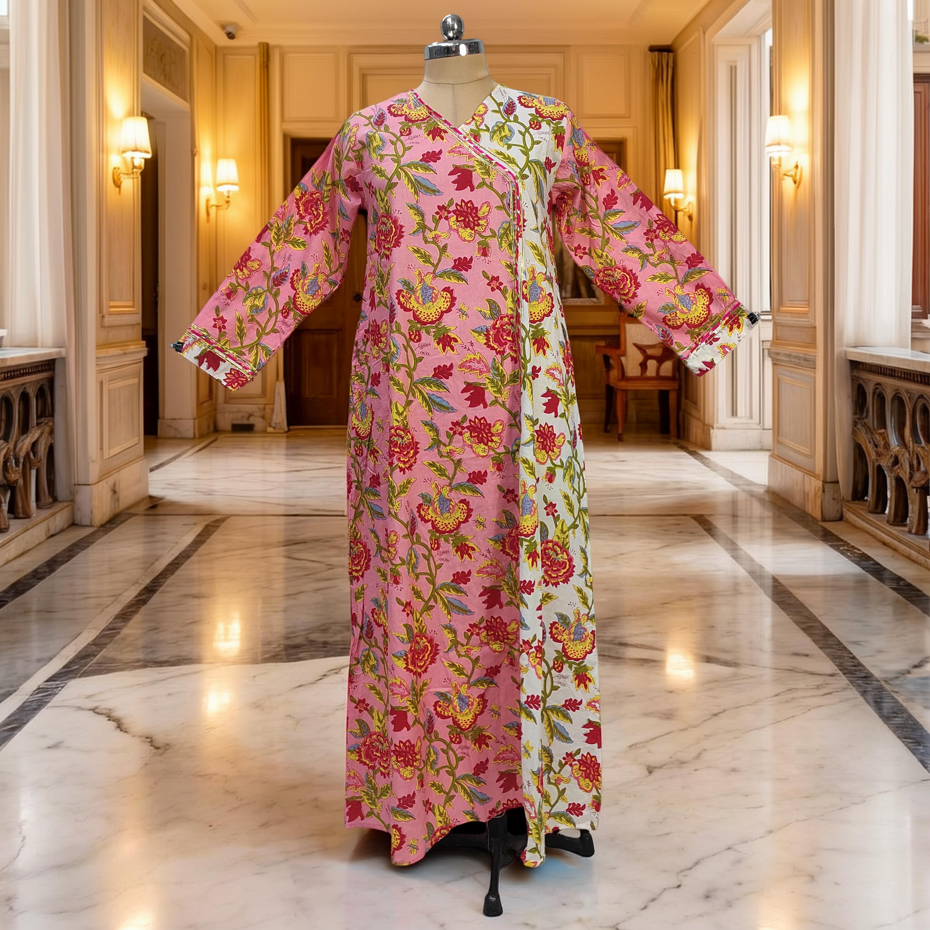 S-M Lupiness Cotton Dress Jalabiya 57" Long 25259-1324 JP