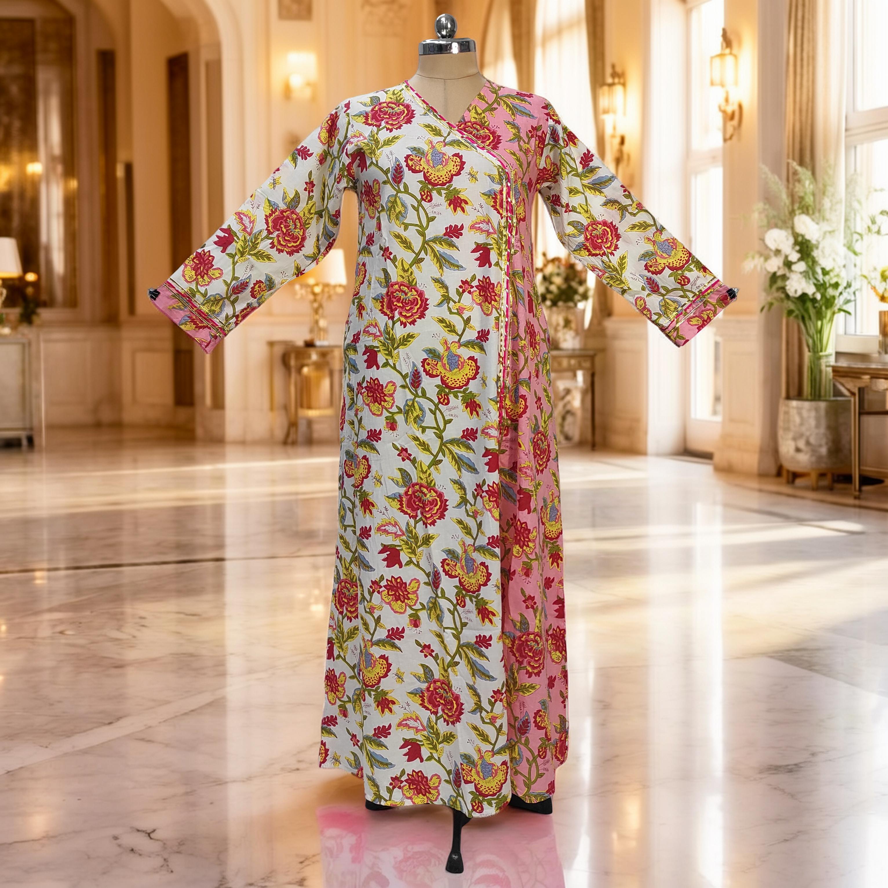 S-M Lupiness Cotton Dress Jalabiya 57" Long 25261-1324 JP