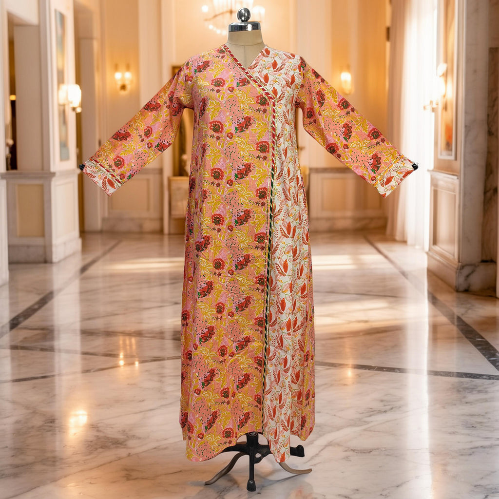 L-XL Lupiness Cotton Dress Jalabiya 57" Long 25266-1324 JP