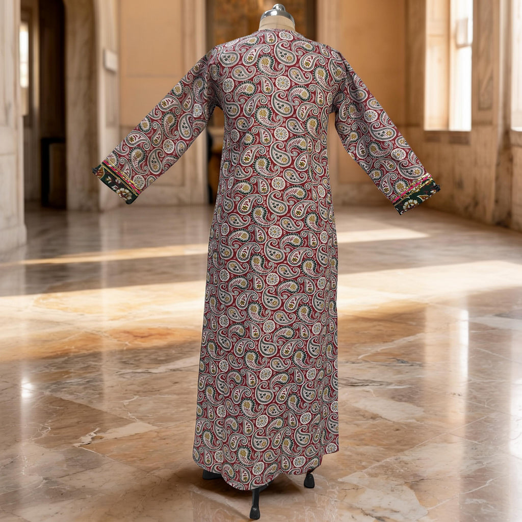 2XL-3XL Lupiness Cotton Dress Jalabiya 57" Long 25277-1324 JP
