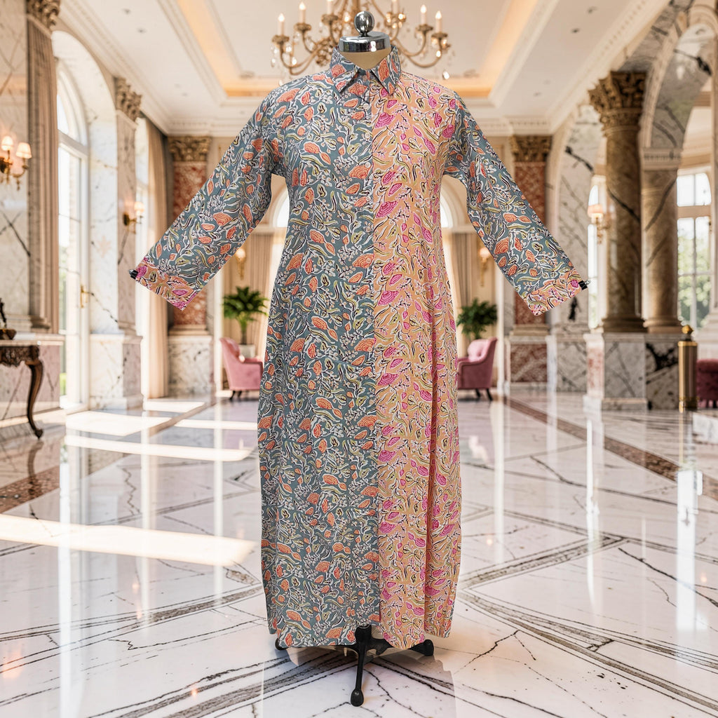XS-S Singapore Cotton Dress Jalabiya 54" Long 25290-1325 JP