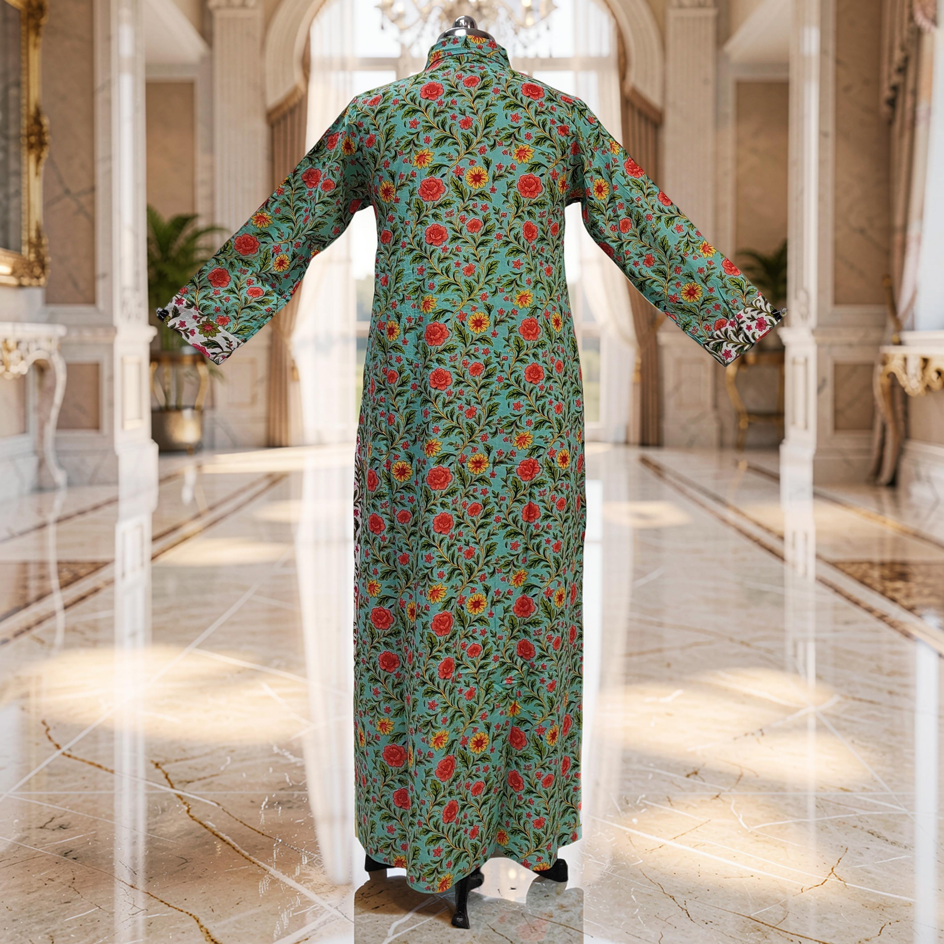 S-M Singapore Cotton Dress Jalabiya 57" Long 25297-1325 JP