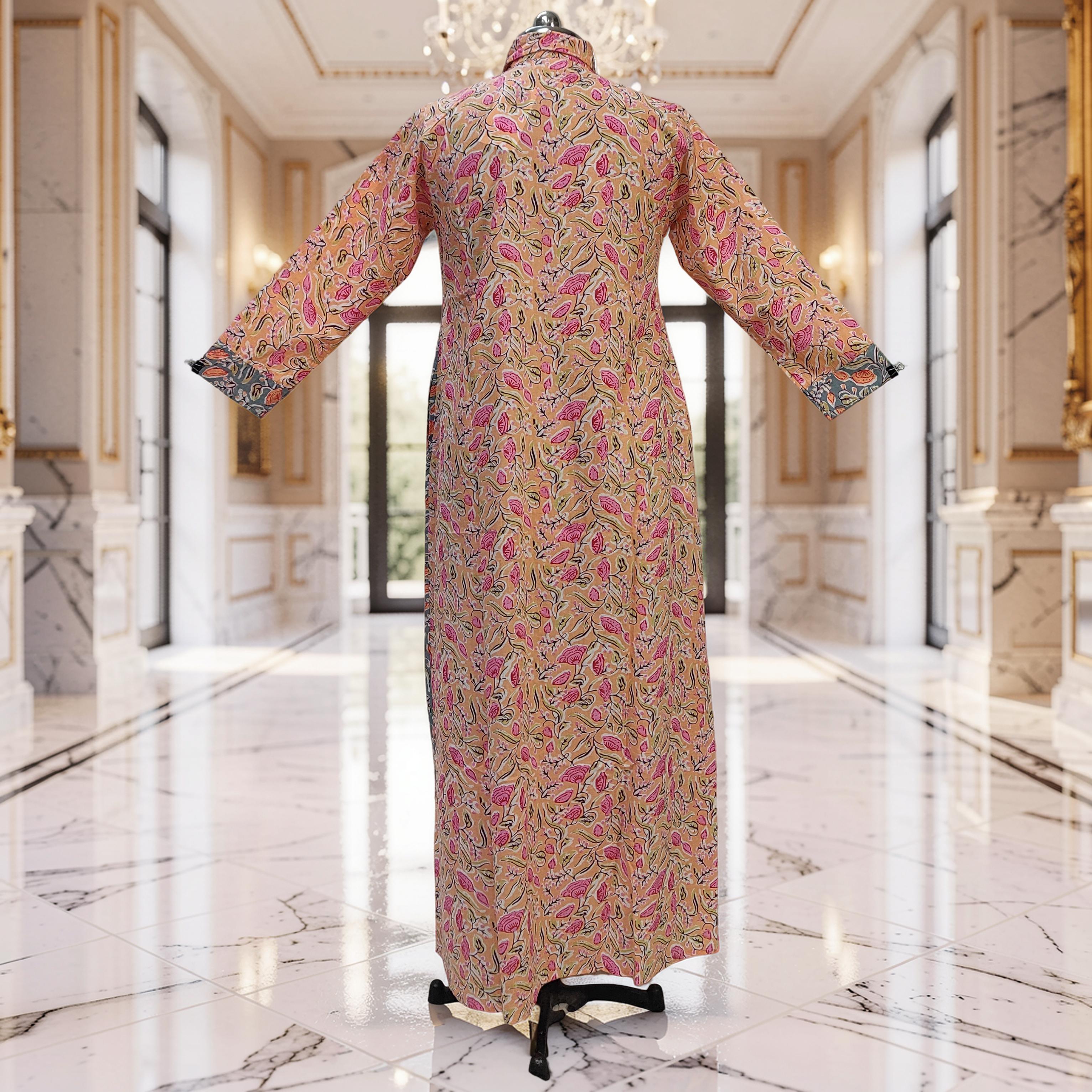 S-M Singapore Cotton Dress Jalabiya 57" Long 25299-1325 JP