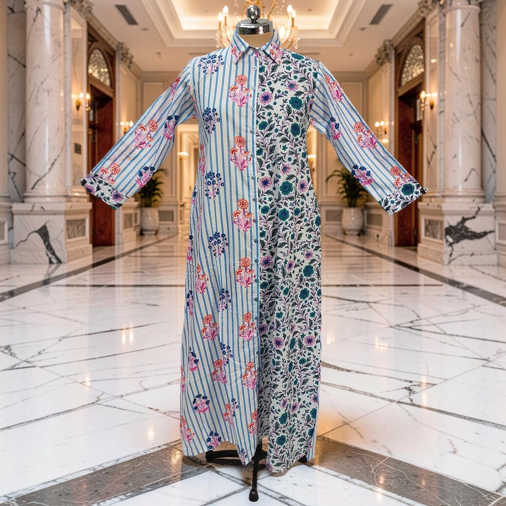 S-M Singapore Cotton Dress Jalabiya 57" Long 25300-1325 JP