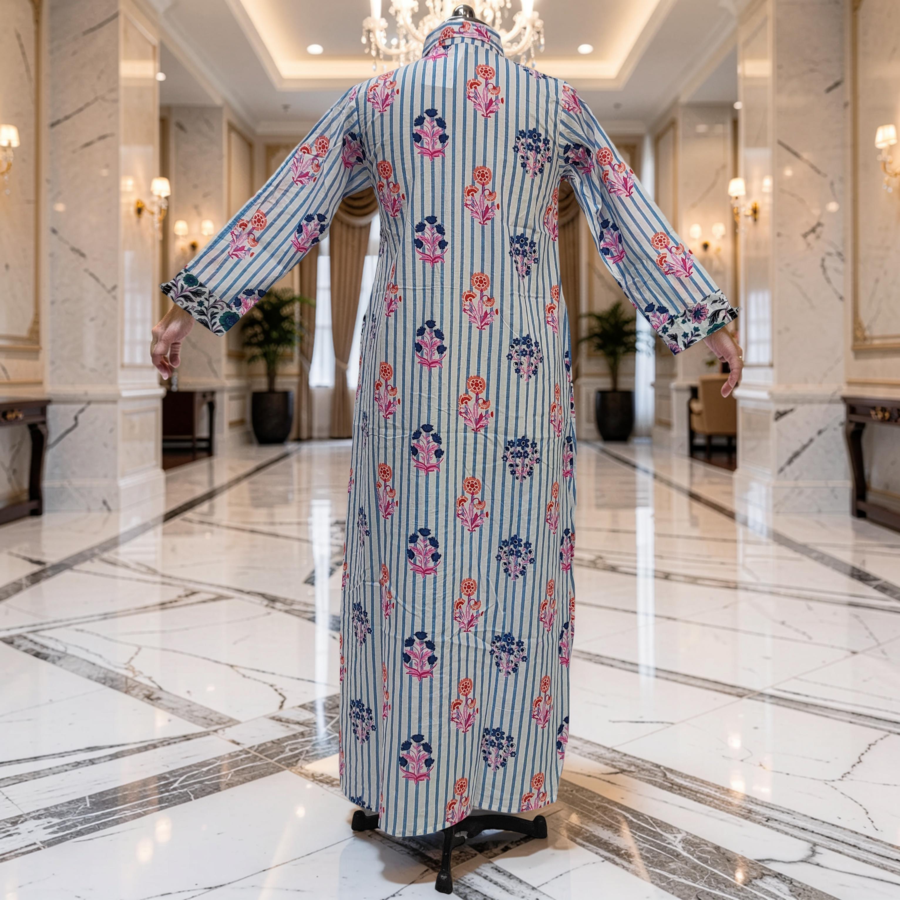 S-M Singapore Cotton Dress Jalabiya 57" Long 25300-1325 JP