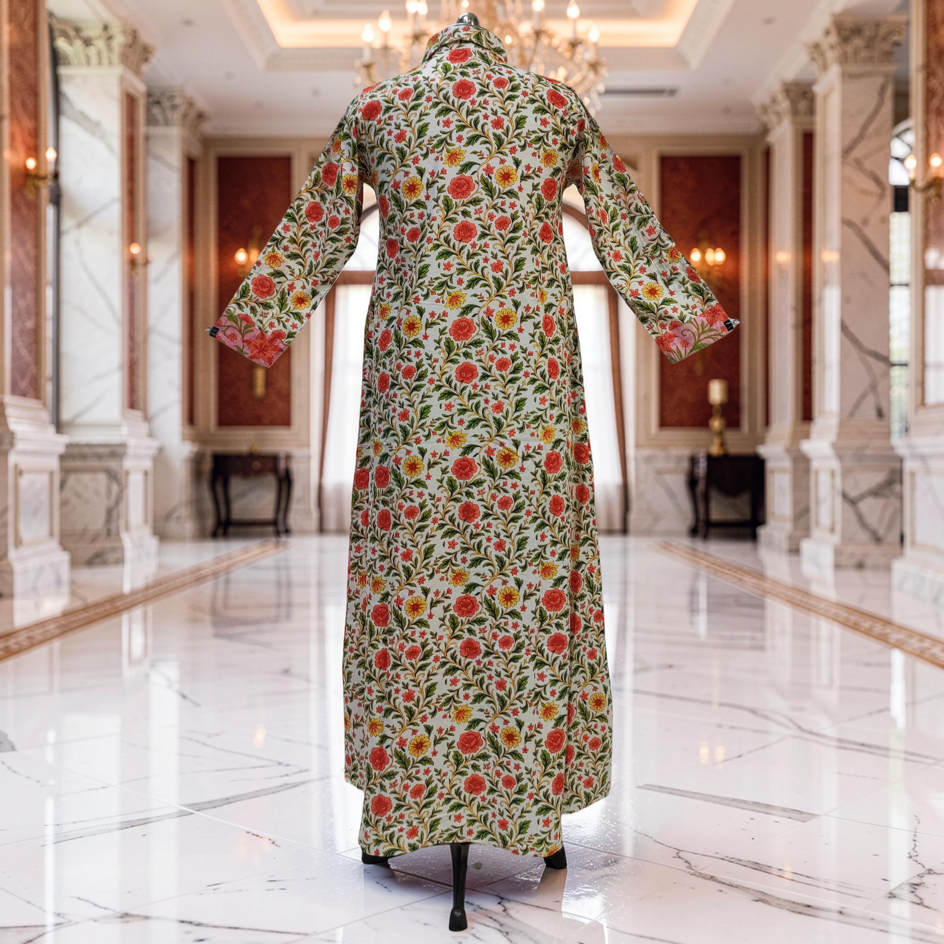 S-M Singapore Cotton Dress Jalabiya 57" Long 25303-1325 JP