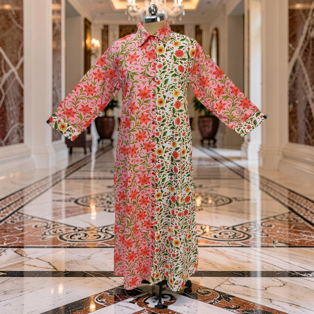 L-XL Singapore Cotton Dress Jalabiya 57" Long 25307-1325 JP