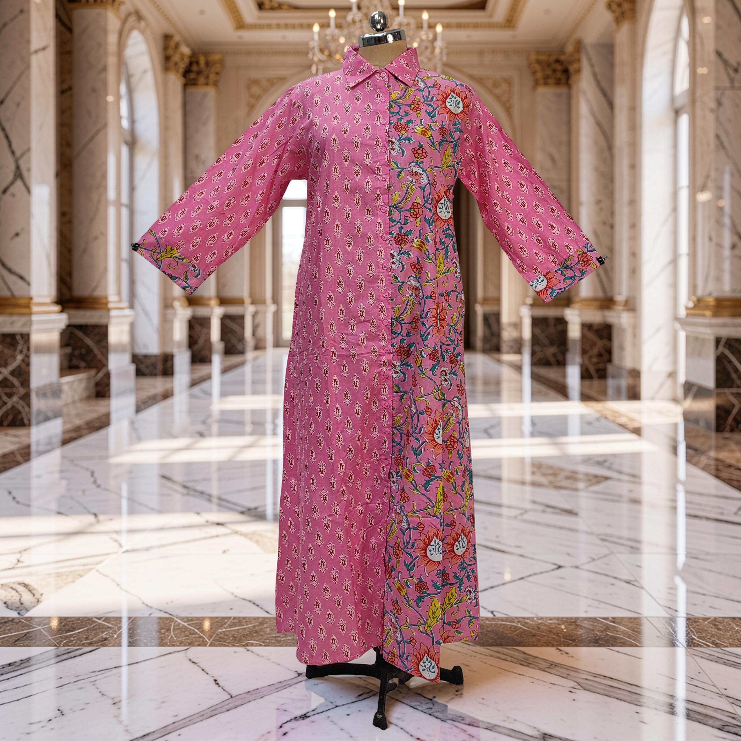 L-XL Singapore Cotton Dress Jalabiya 57" Long 25308-1325 JP