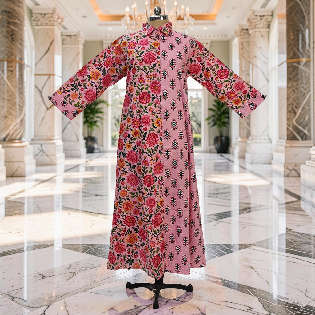 2XL-3XL Singapore Cotton Dress Jalabiya 57" Long 25318-1325 JP