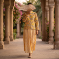 XS-S Cotton Jacket & Jalabiya Set length 54” Long 25393-1353 JP