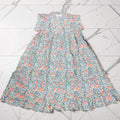 6-7 Year Amani Printed Cotton Girls Dress 38" Short Sleeves Jalabiya 25476-1399 JP