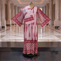 L-XL Amber With Sheila Printed Cotton Dress 57" Long Jalabiya 25592-1341 JP