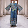 S-M Amber With Sheila Printed Cotton Dress 57" Long Jalabiya 25608-1342 JP