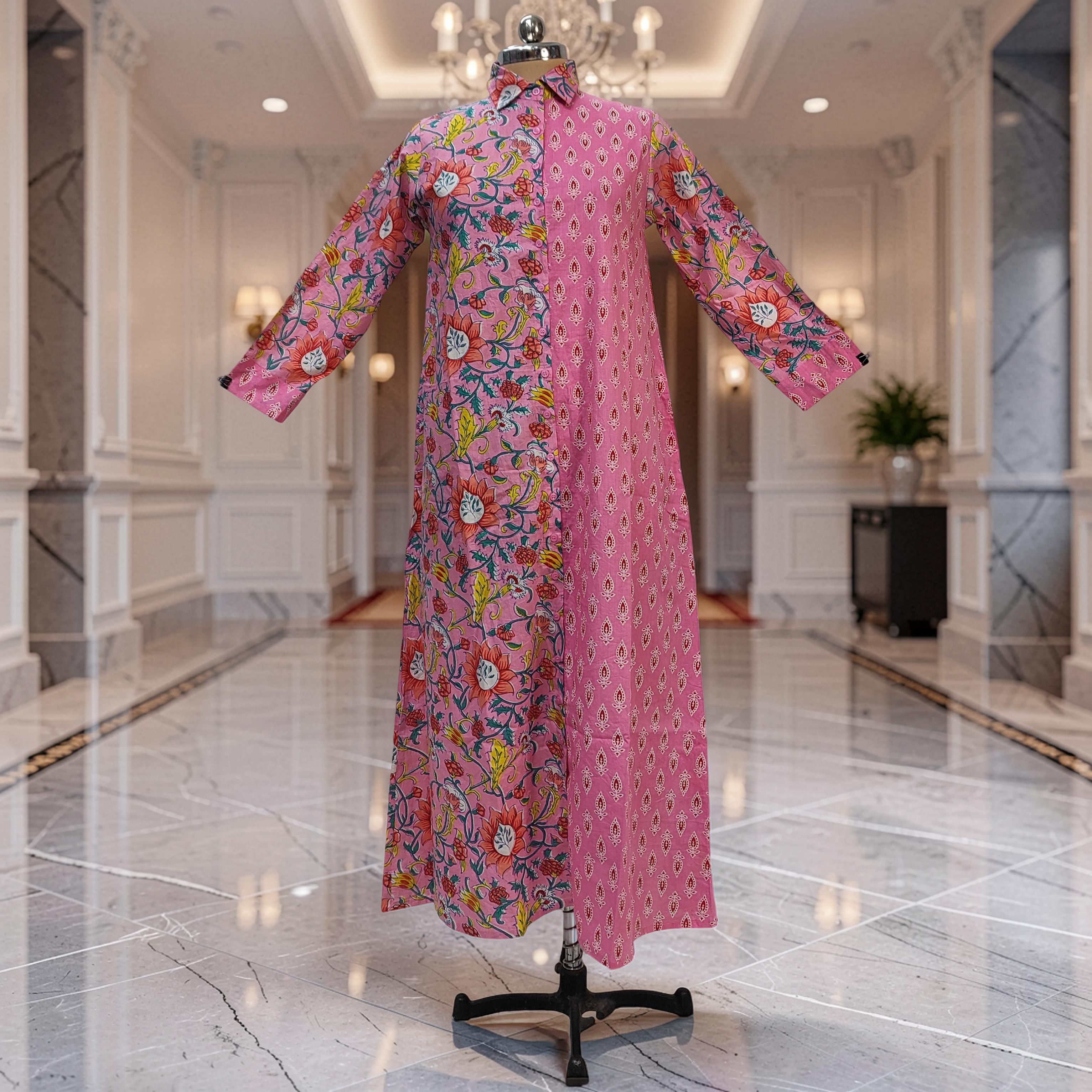 L-XL Singapore Cotton Dress Jalabiya 57" Long 25659-1344 JP