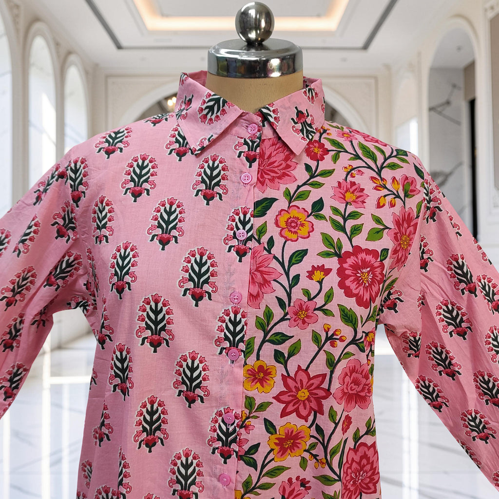 XS-S Singapore Printed Cotton Dress 54" Long Jalabiya 25661-1348 JP